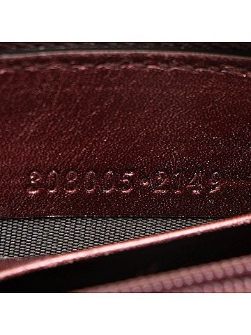 Gucci Gucci Patent Leather Guccissima Signature Zip Around Wallet (view 2)