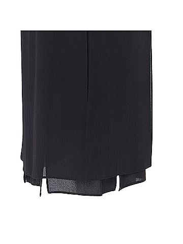 Michael Kors MICHAEL KORS COLLECTION  100% silk flapper hem knee length skirt US0 25" (view 2)