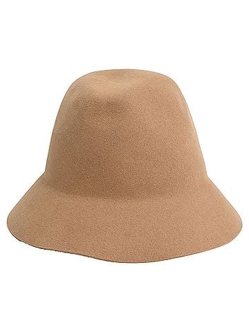 Loro Piana Loro Piana Bucket Hat in Brown Wool (view 2)