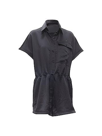 OFF-WHITE OFF WHITE C/O VIRGIL ABLOH black logo mechanic pocket boxy romper IT40 S (view 1)