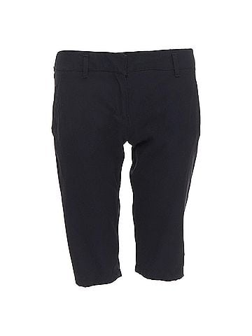 Prada PRADA 2007 Vintage Linea Rossa black logo cropped shorts IT40 S (view 1)