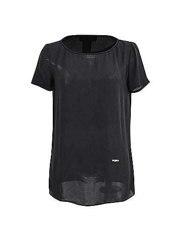 Dsquared2 Dsquared2 Blouse in Black Silk (view 1)