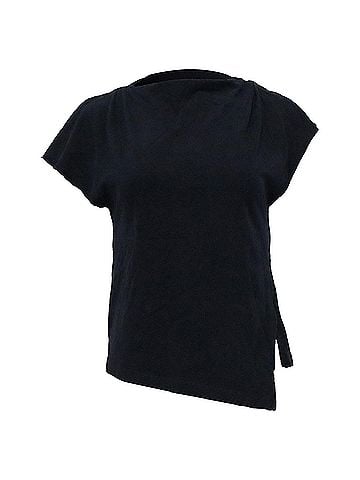 Isabel Marant Isabel Marant Sebani Asymmetrical T-shirt in Black Cotton (view 1)