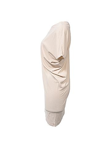 Jil Sander Jil Sander Short Sleeved Top in Beige Cotton (view 2)