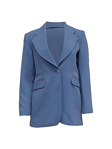 Sandro Sandro Cely Tailored Blazer in Light Blue Polyester (view 1)