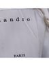 Sandro 100% Synthetic Blue Sandro Cely Tailored Blazer in Light Blue Polyester Size 4 - photo 6