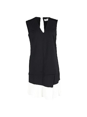Victoria Beckham Victoria Beckham Mini Dress in Black Silk (view 1)