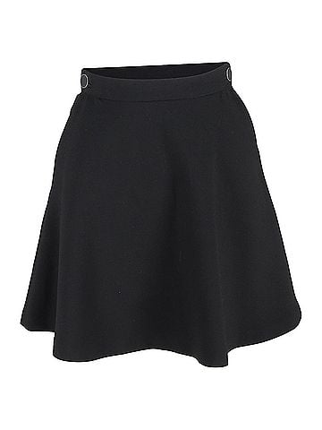 Sandro Sandro A-Line Mini Skirt in Black Polyester (view 1)