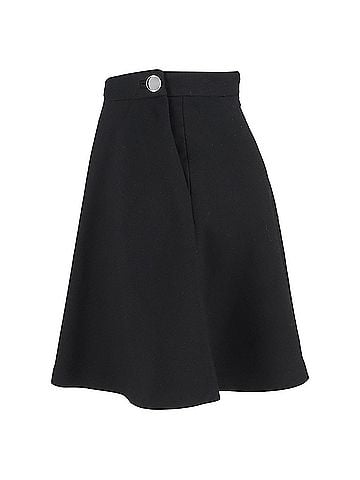 Sandro Sandro A-Line Mini Skirt in Black Polyester (view 2)