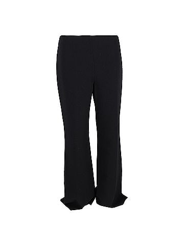 Michael Kors  Michael Kors High-Rise Flared trousers in Black Polyester (view 1)