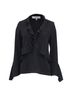 IRO 100% Synthetic Black IRO Ruffle Top in Black Polyester Size 4 - photo 1