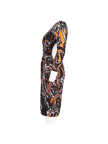 Max Mara Max Mara Printed Midi Dress in Multicolor Viscose (view 2)