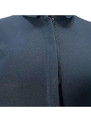 AKRIS Akris Piqué Polo Shirt in Black Cotton (view 2)