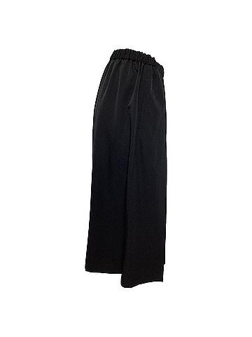 Comme des Garçons Comme des Garçons Pleated Skirt in Black Wool (view 2)