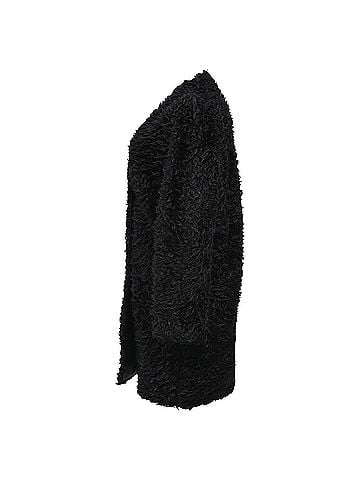 Balenciaga Balenciaga Runway Long Gold Buttoned Coat in Black Mohair (view 2)