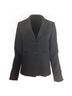 Max Mara 100% Wool Black Max Mara Single-Breasted Jacket in Black Cashmere  Size 4 - photo 1