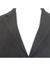 Max Mara 100% Wool Black Max Mara Single-Breasted Jacket in Black Cashmere  Size 4 - photo 4