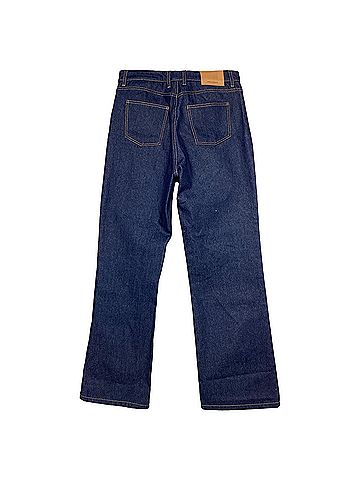 Paco Rabanne Paco Rabanne Straight Leg Jeans in Blue Cotton Denim (view 2)