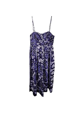 Ulla Johnson Ulla Johnson Floral Print Long Dress in Blue Cotton (view 1)