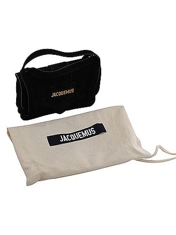 Jacquemus Jacquemus Le Sac Minho Nubuck Mini Bag in Black Suede (view 2)