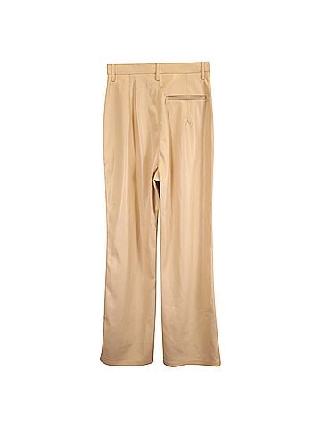 Nanushka Nanushka Leena Trouser Pants in Beige Polyurethane (view 2)