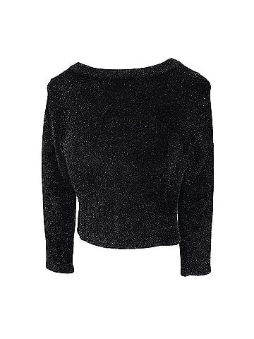 Alaïa Alaia Shimmering Sweater in Black Polyamide (view 2)