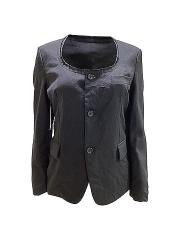Comme des Garçons Comme des Garçons Frayed Jacket in Black Wool (view 1)