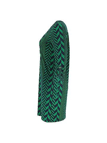 Michael Kors Michael Michael Kors Chain Detail Dress in Green Polyester (view 2)