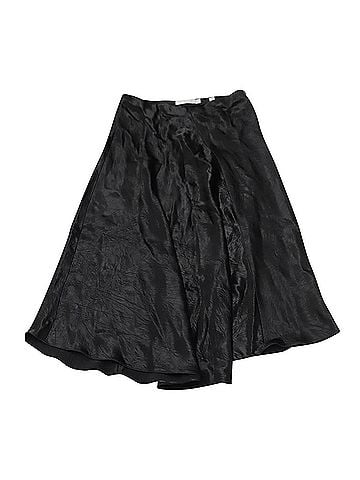 Vince. Vince Skirt in Black Acetate (view 1)