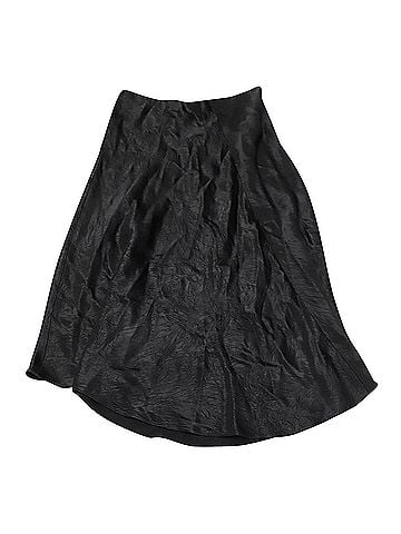 Vince. Vince Skirt in Black Acetate (view 2)