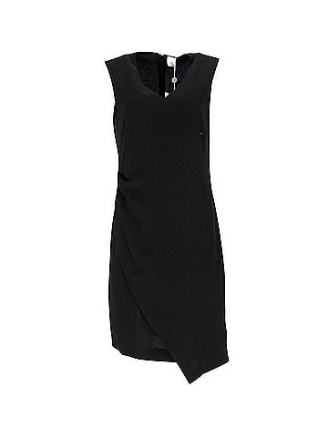 Iris & Ink Iris & Ink Sleeveless Sheath Dress in Black Polyester (view 1)