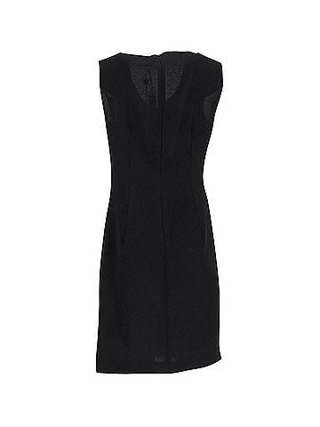 Iris & Ink Iris & Ink Sleeveless Sheath Dress in Black Polyester (view 2)