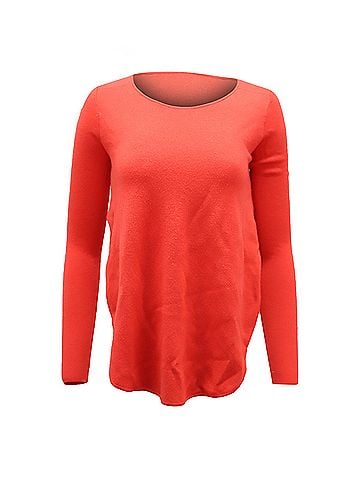 Theory Theory Sweater in Coral Wool (view 1)