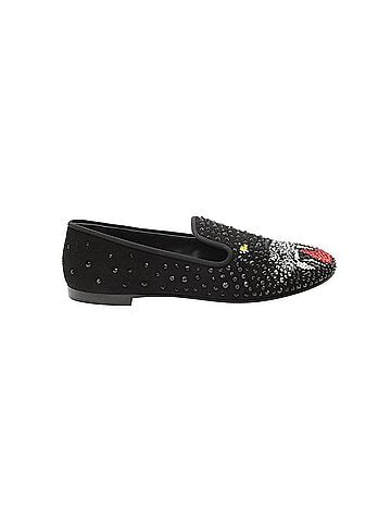 Giuseppe Zanotti Giuseppe Zanotti Panther Embellished Loafers in Black Suede (view 1)