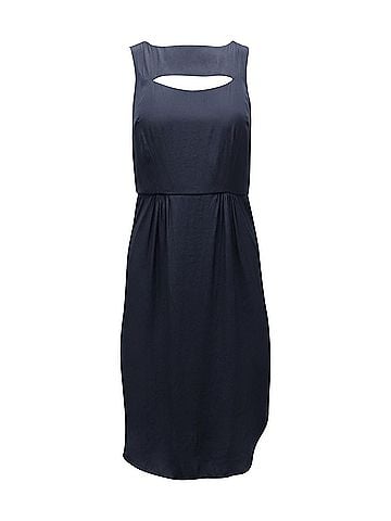 Ulla Johnson Ulla Johnson Cut-Out Sleeveless Midi Dress in Navy Blue Polyester (view 1)