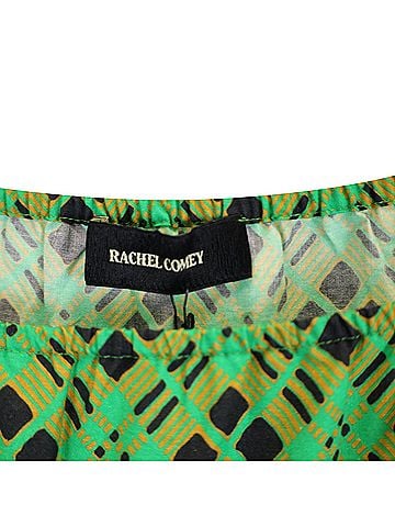 Rachel Comey Rachel Comey Mowin Printed Maxi Dress in Green Cotton (view 2)