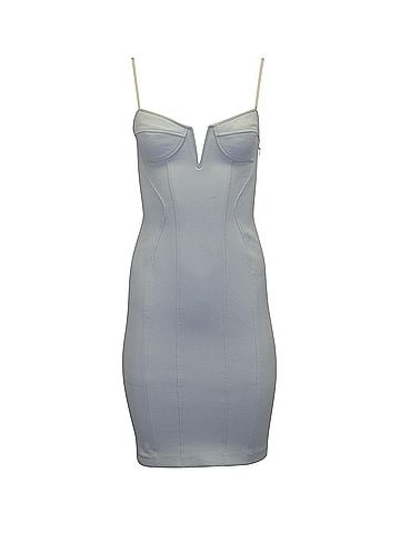 Alexander Wang Alexander Wang Corset Bodycon Dress in Mint Polyamide (view 1)