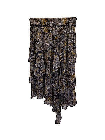 Isabel Marant Isabel Marant Étoile Jeezon Ruffled Skirt in Multicolor Viscose (view 1)