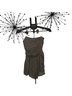 Mustard Seed Gray Romper Size S - photo 1