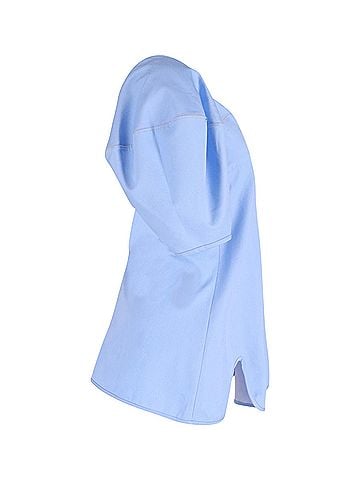 Ellery Ellery Deliberate Distance Cone Dress in Light Blue Cotton (view 2)