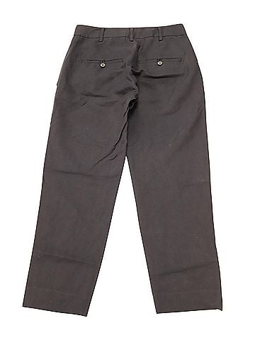 Vince. Vince Slim Fit Trousers in Navy Blue Linen (view 2)