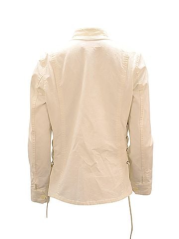 Derek Lam Derek Lam 10 Crosby Rodeo Blazer in White Cotton (view 2)