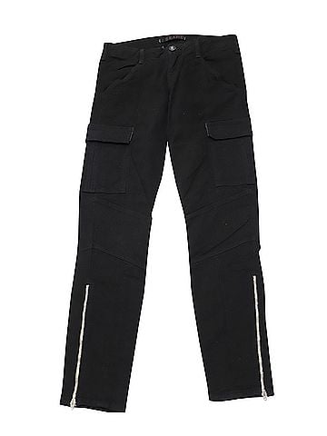J Brand J Brand Houlihan Cargo Pants with Ankle Zip in Black Cotton (view 1)