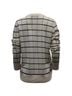 Theory 100% Wool Tan Theory Grid Print Sweater in Eggshell White Wool Blend  Size XL - photo 3