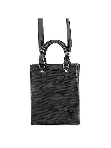 Louis Vuitton Louis Vuitton Epi Petite Sac Plat Handbag M69441 2-way Shoulder Bag Black Women's LOUIS VUITTON (view 1)