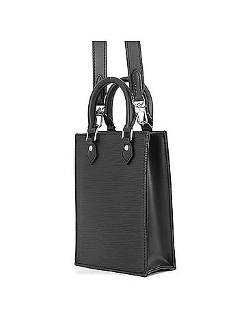 Louis Vuitton Louis Vuitton Epi Petite Sac Plat Handbag M69441 2-way Shoulder Bag Black Women's LOUIS VUITTON (view 2)