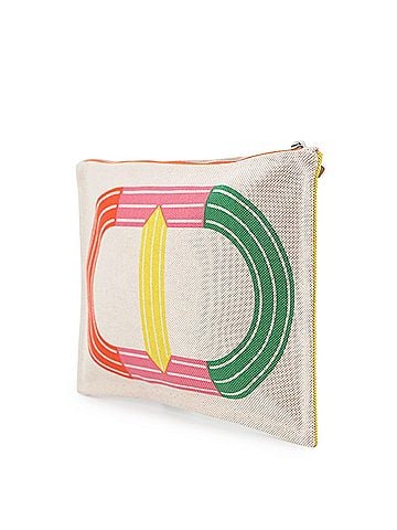 Hermès Hermes Flat Pouch Maillon Marin Cotton HERMES (view 2)