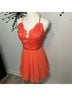 Bebe Red Cocktail Dress Size 4 - photo 3