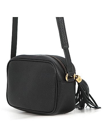 Gucci Gucci Interlocking G Soho Disco Bag Small Leather Shoulder 347994 GUCCI Black Tassel Handbag (view 2)