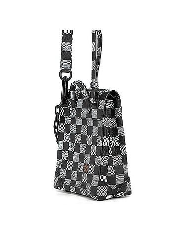 Louis Vuitton Louis Vuitton Damier Distorted Steamer XS Shoulder Bag N60453 LOUIS VUITTON 2-way Black Handbag Men's (view 2)